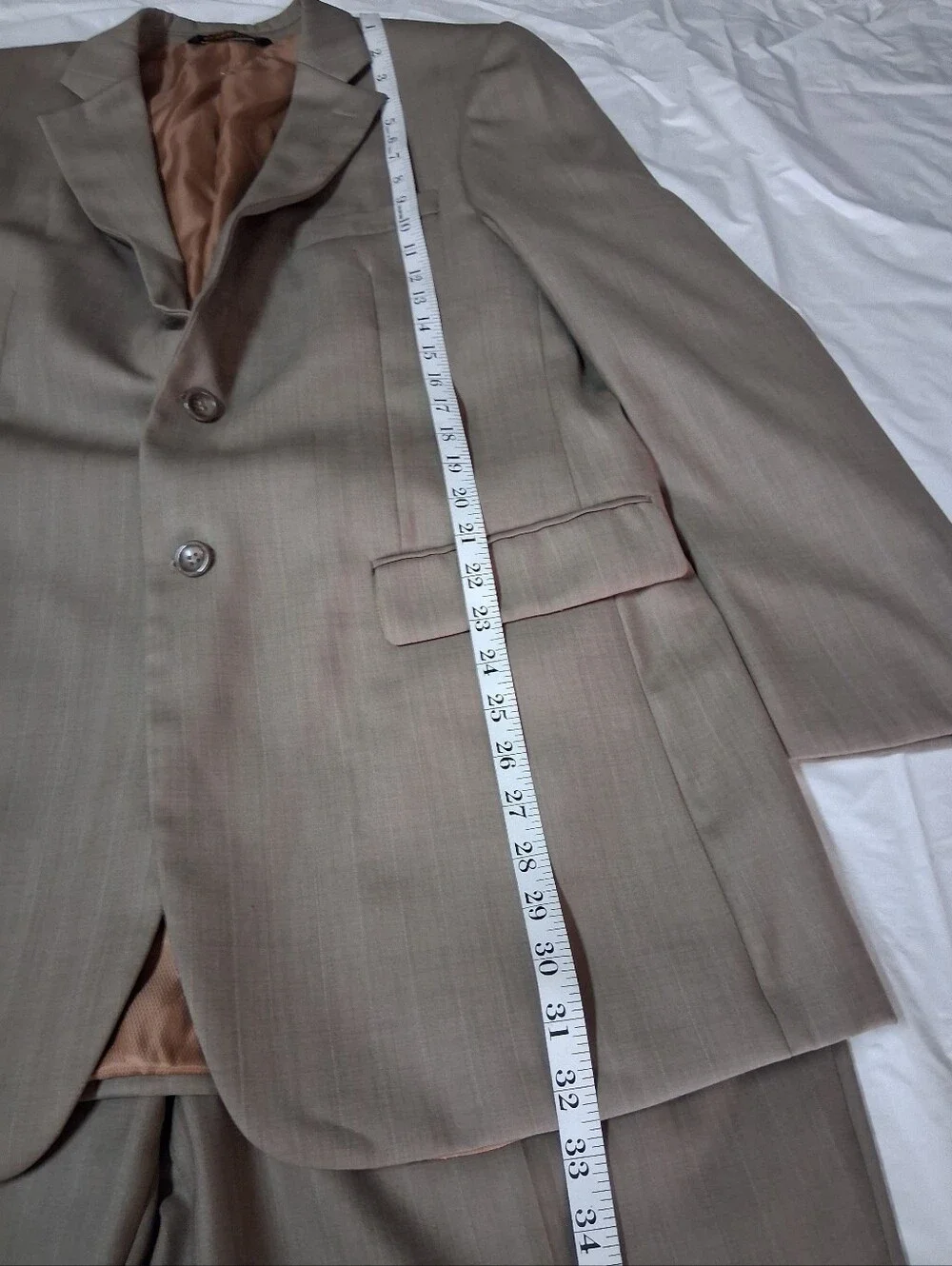 Caravelli Superior 150's Classic Men's Brown Two-Piece Suit - Timeless Styling